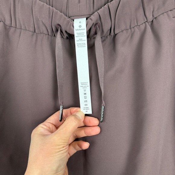 Lululemon On The Fly Woven Mini Skirt Cherry Cola 6 - Picture 5 of 8